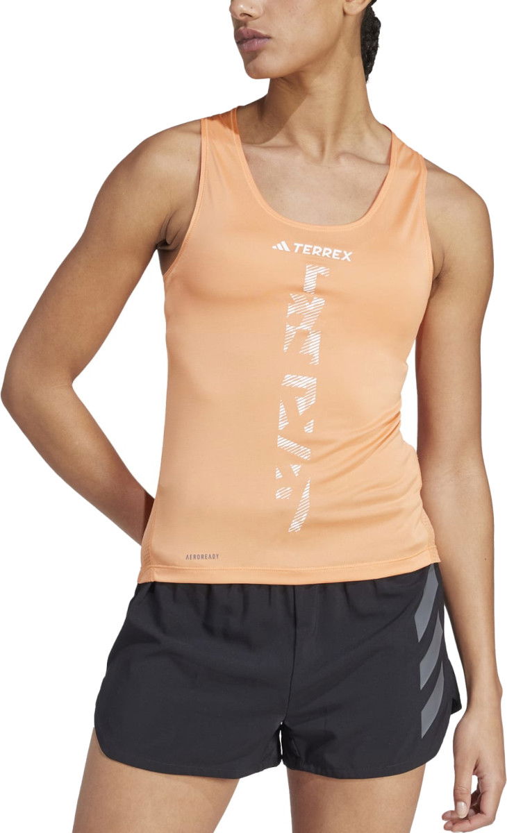 Tielko adidas Performance Women's Orange Running Tank Top Oranžová | iw6687, 0
