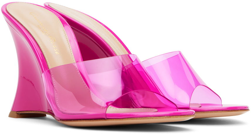 Gianvito Rossi Futura Wedge Mules