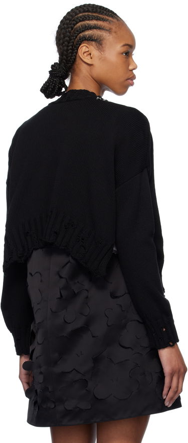 Sveter Marni Marni Worn Ribs Shrug Sweater Čierna | GCMD0579A0 UFC652, 2