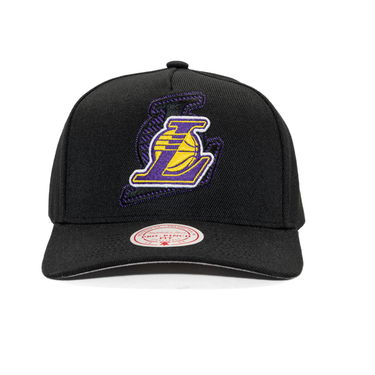 Šiltovka Mitchell & Ness NBA Los Angeles Lakers Tilted Pro Snapback Cap Čierna | HP12813-LALBLCK, 1