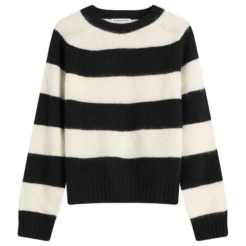 Sveter YMC Jets Stripe Knit, Size X-Small Rôznofarebný | Q8ZAN-01