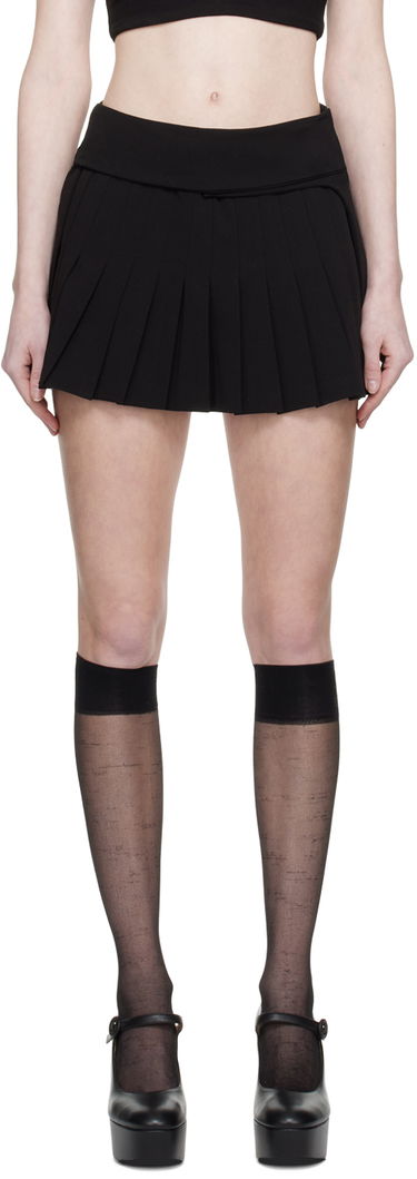 Sukňa GUIZIO Guizio Pleated Miniskirt Čierna | DGF21S997, 0