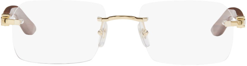 Slnečné okuliare Cartier Rectangular Glasses Béžová | CT0453O-004