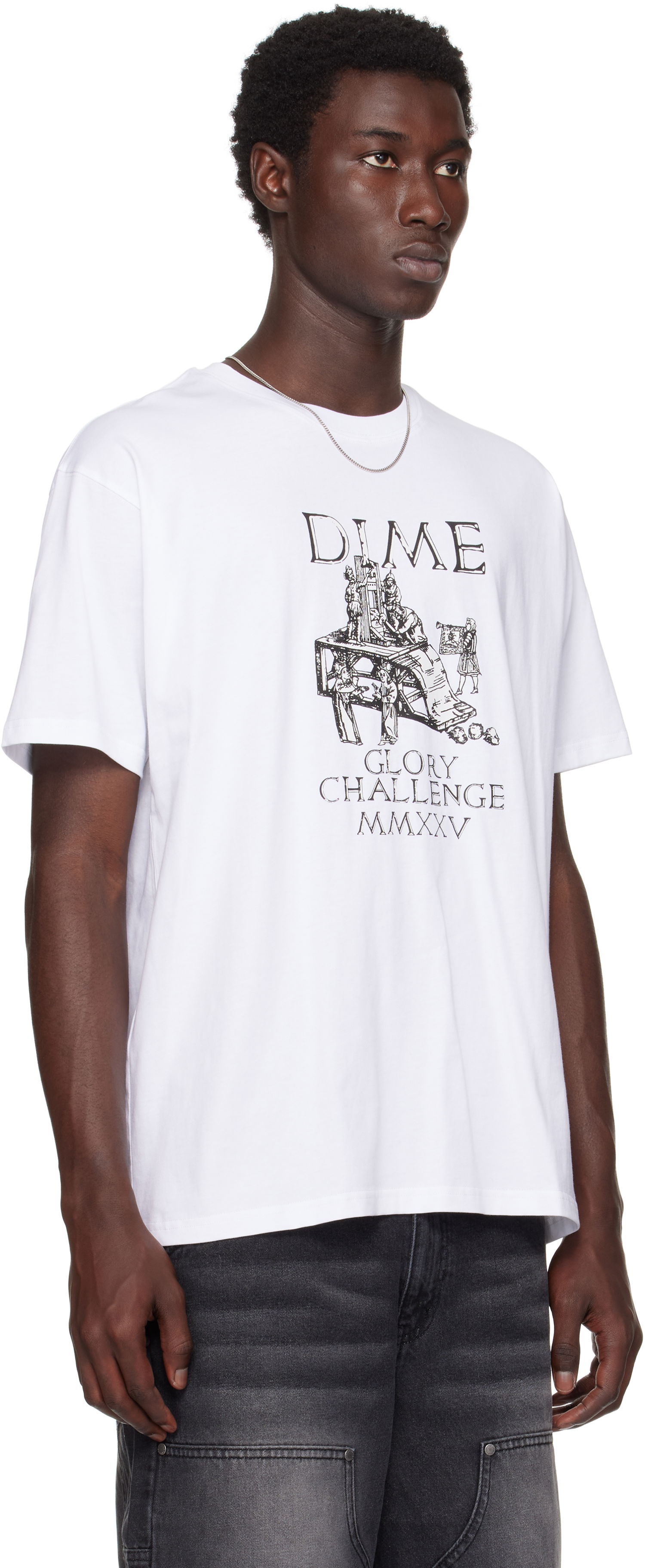 Tričko Dime Dime Glorious Graphic T-Shirt Biela | DIMESU2561WHT, 1