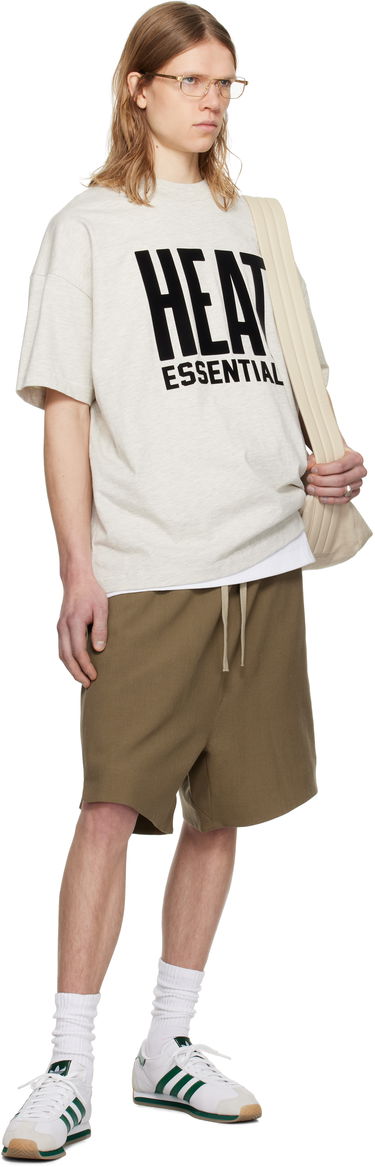 Tričko Fear of God ESSENTIALS NBA Heat Short Sleeve T-Shirt Béžová | 125AL244302F, 4