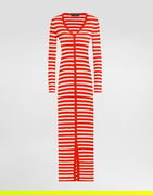 Dolce & Gabbana Striped Viscose Knit Cardigan