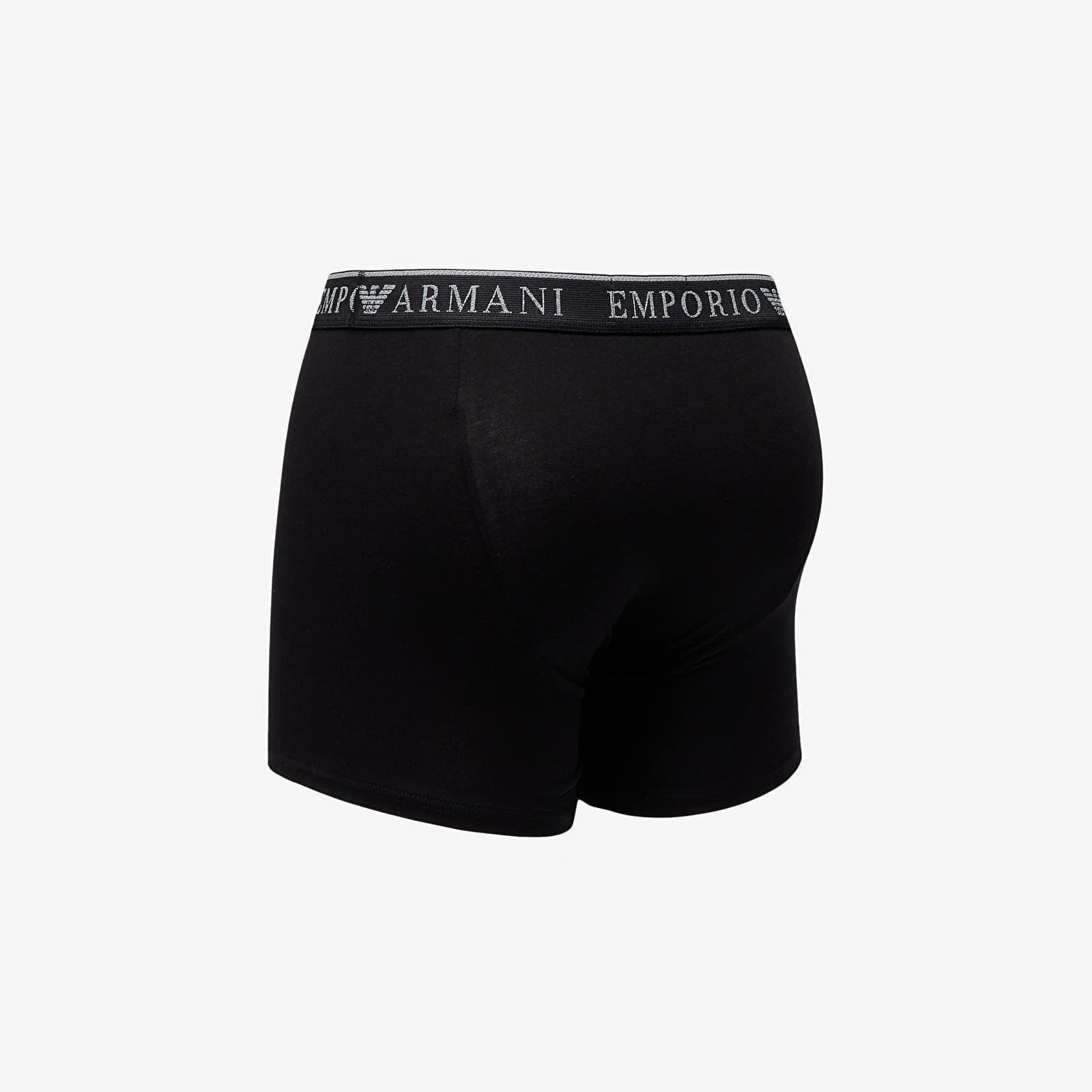 EA7 Men's Knit Trunk 2-Pack Nero/ Nero L