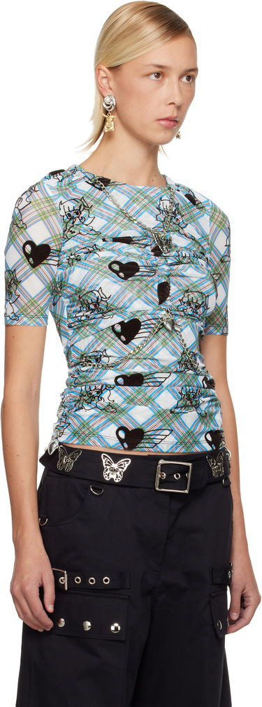 Tričko Chopova Lowena Chopova Lowena Sonicscape Mesh Short Sleeve T-shirt Rôznofarebný | 2330, 1