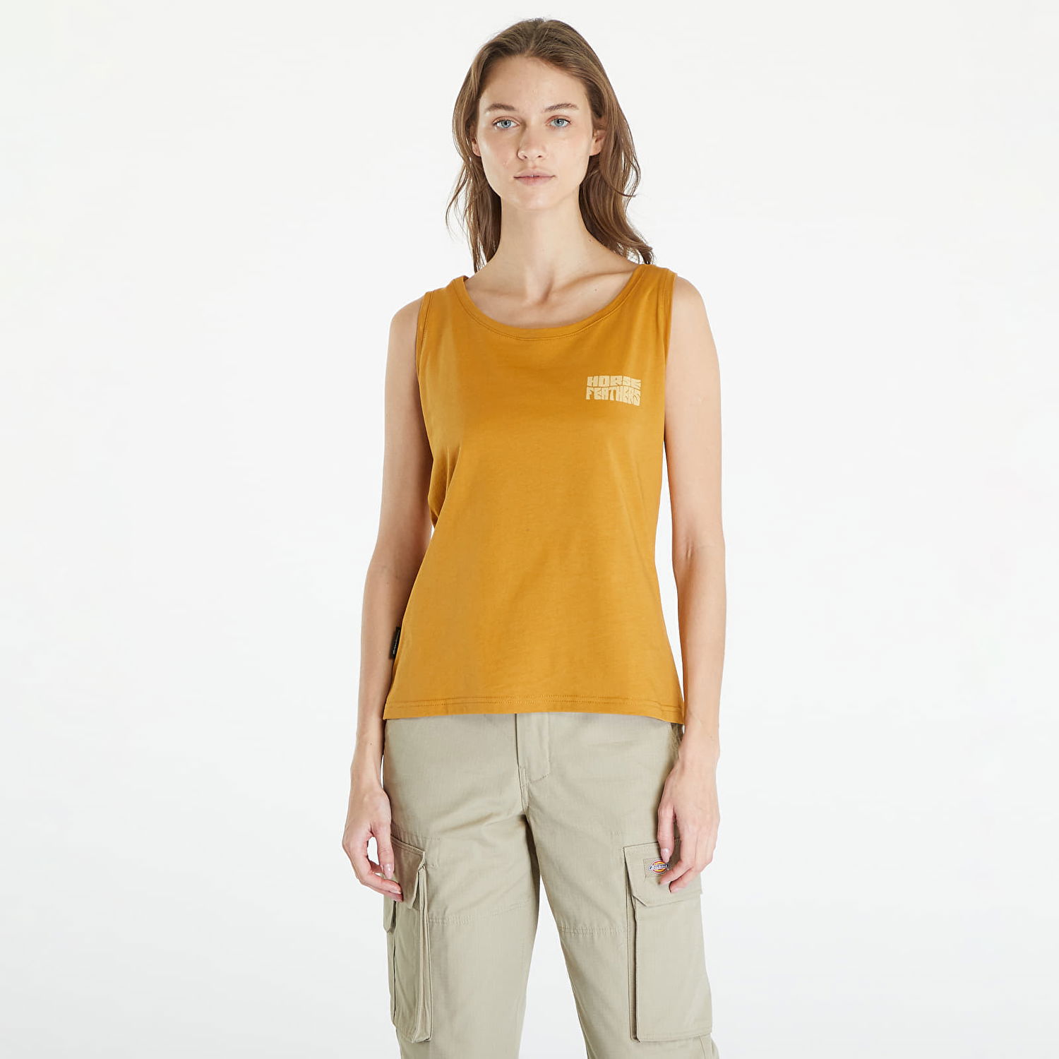 Tielko Horsefeathers Viveca Tank Top Spruce Yellow Žltá | SW912C, 0