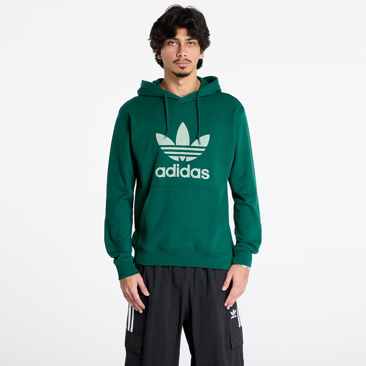 Mikina adidas Originals Classics Trefoil Hoodie Sweatshirt Zelené | JN7011, 0