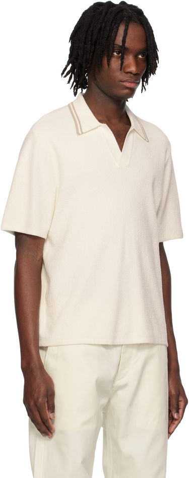 Polo tričko rag & bone Rag & Bone Rib Knit Johnny Polo Šedá | MBS25S035YF35, 4