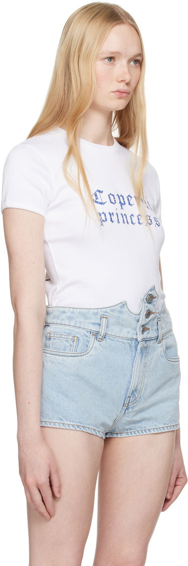 Tričko Coperni Coperni Princess Slim-Fit T-Shirt Žltá | DJS07CRF5017, 4