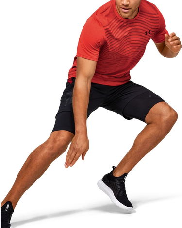 Tričko Under Armour Seamless Wave Short Sleeve T-Shirt Červená | 1351450-628, 0