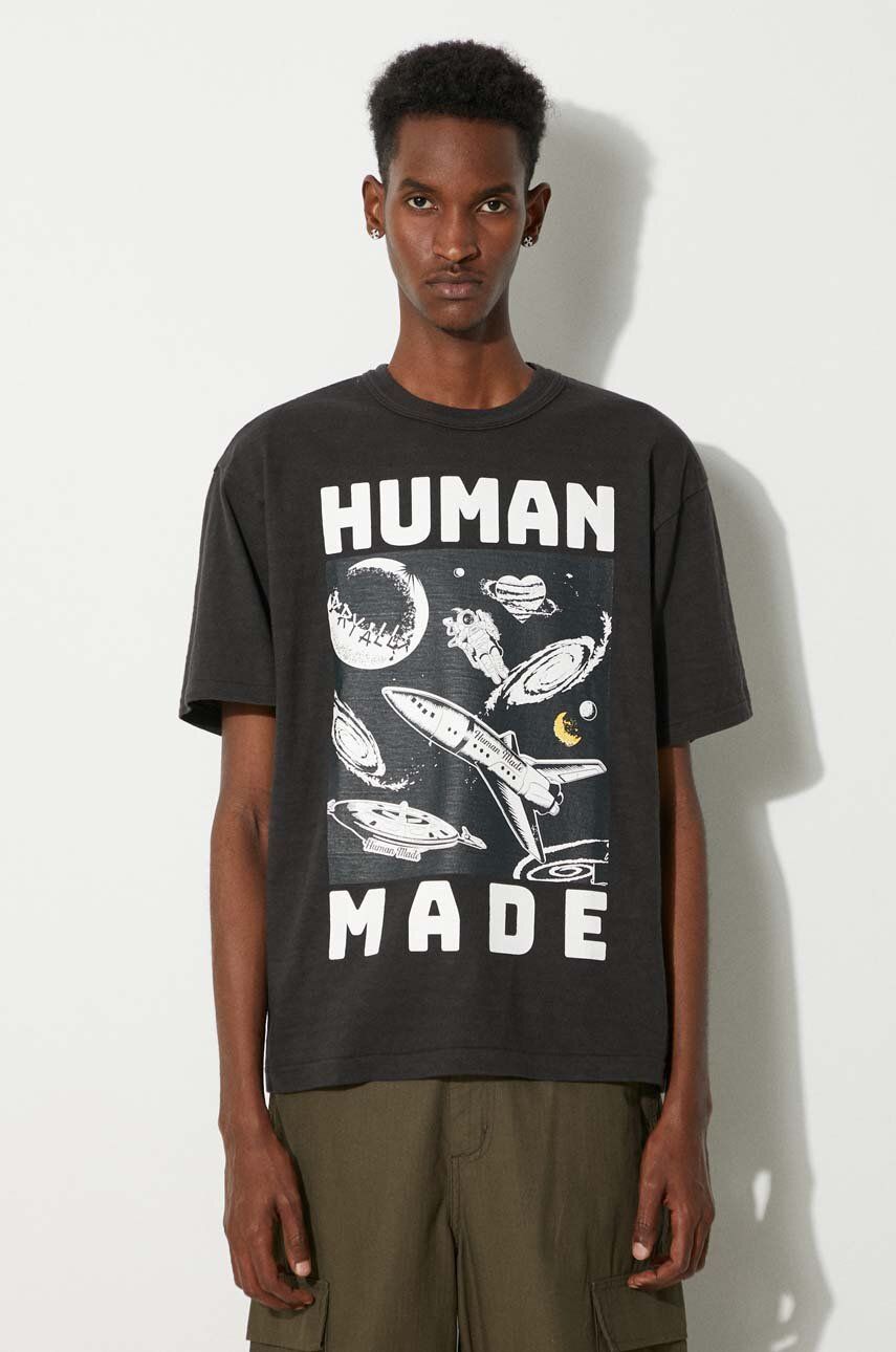 Tričko Human Made Graphic Print T-Shirt Čierna | HM27TE014, 0
