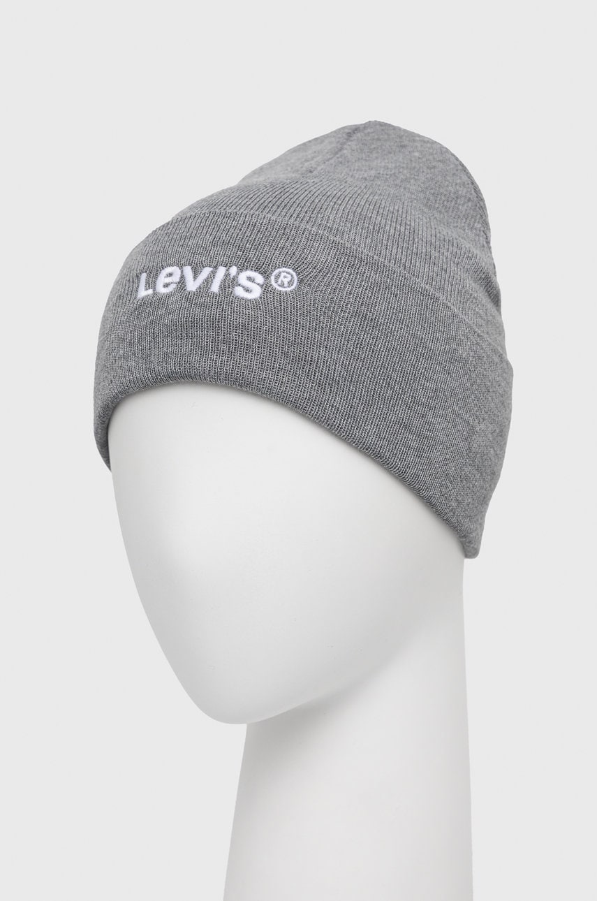 Kulicha Levi's Beanie Šedá | D5548.0005, 1