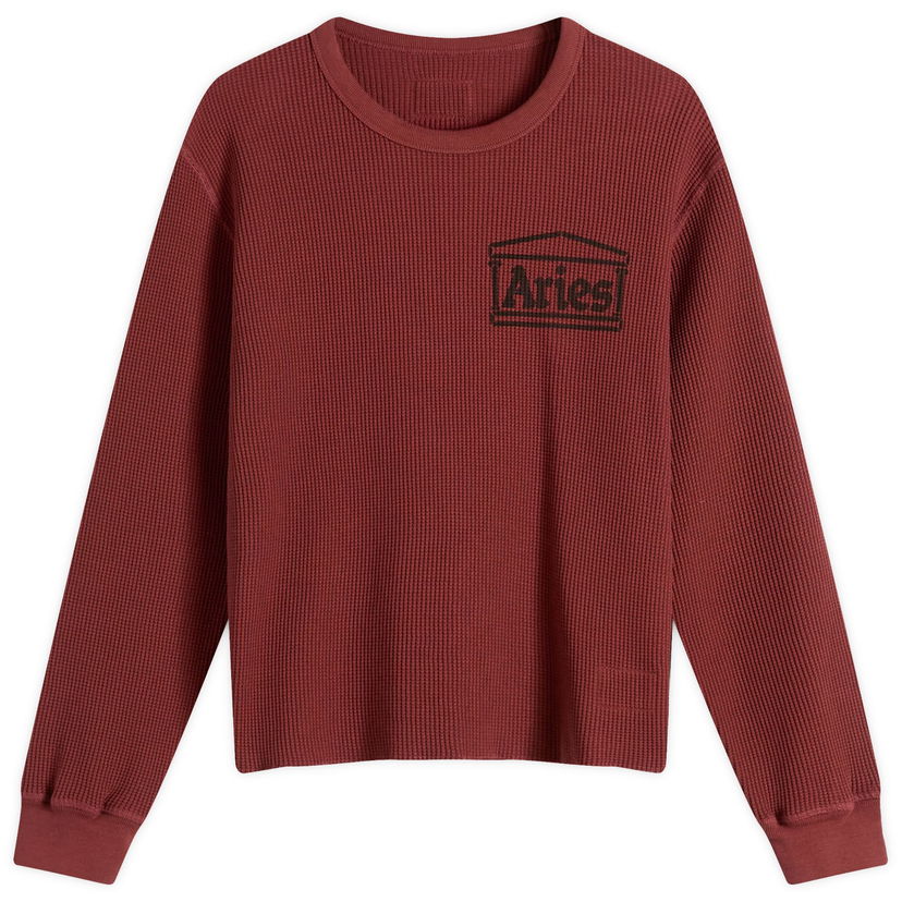 Tričko Aries Aries Women's Reversible Long Sleeve Baby Fit Tee Červená | AR40666-BGY