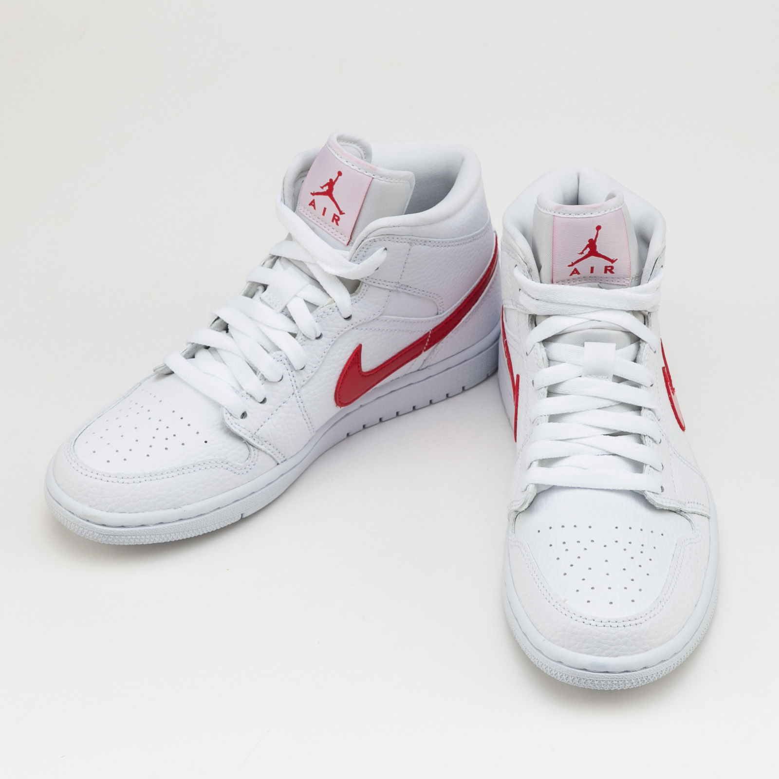 Air Jordan 1 Mid "White University Red" W