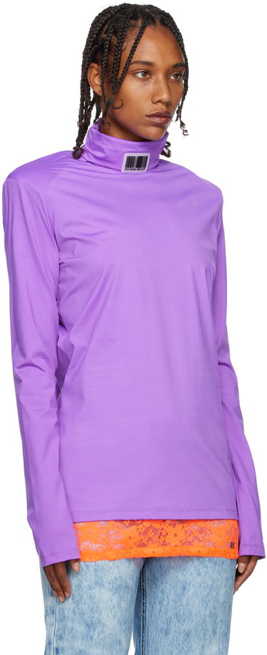 Sveter VETEMENTS VTMNTS Turtleneck Long Sleeve Top Fialová | VL14TO300I, 1