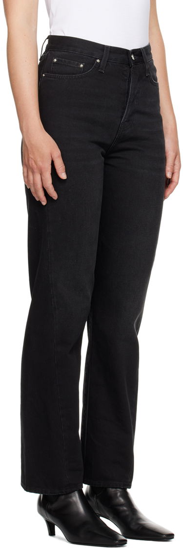 Džínsy TOTEME TOTEME Twisted Seam Denim Jeans Čierna | 231-240-744, 1