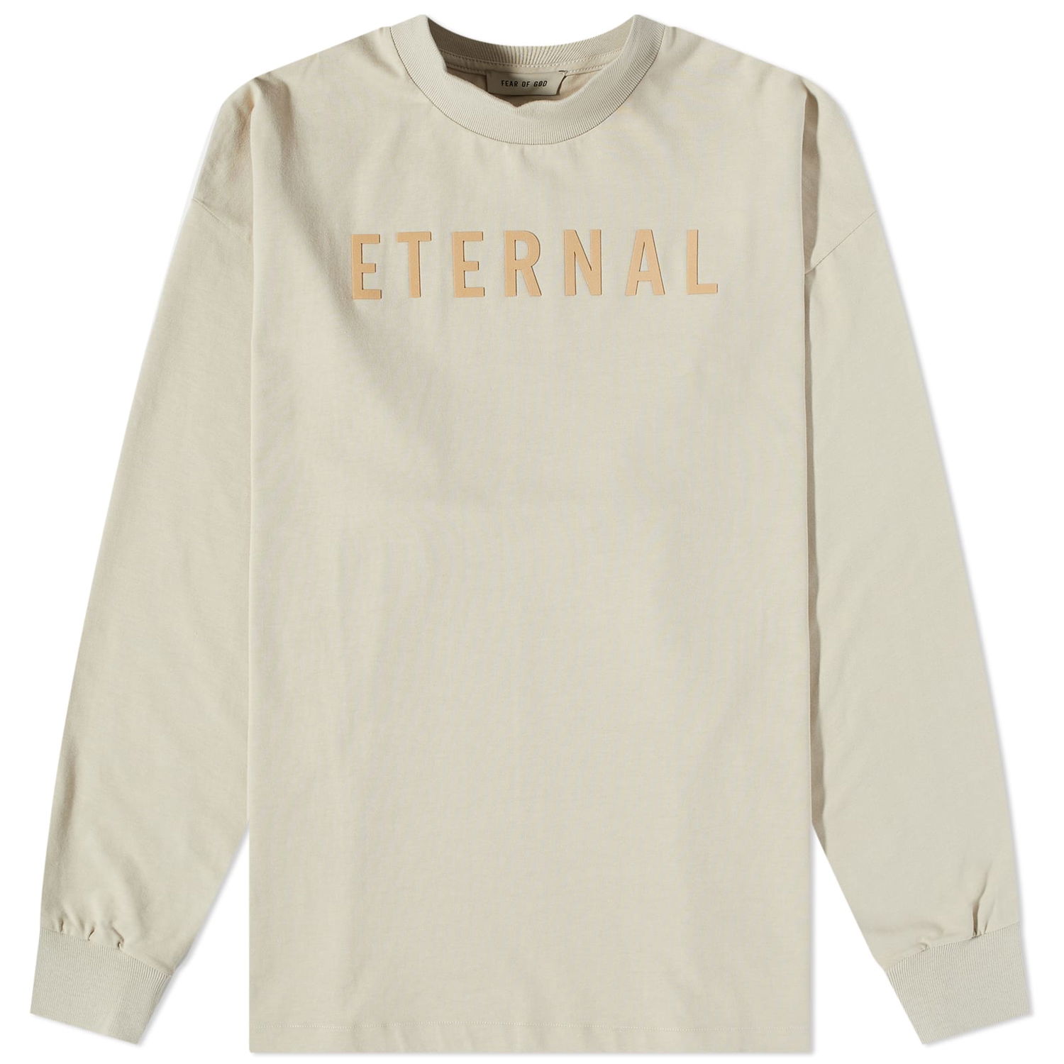 Tričko Fear of God Long Sleeve Eternal Cotton Tee Béžová | FGE50-002AJER-024, 0