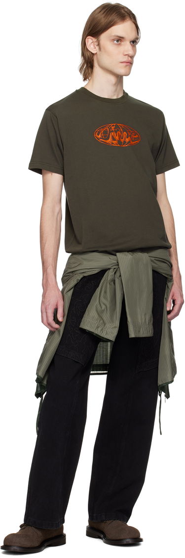 Tričko Dime Dime Globe T-Shirt Zelené | DIMESP2561BLK, 3