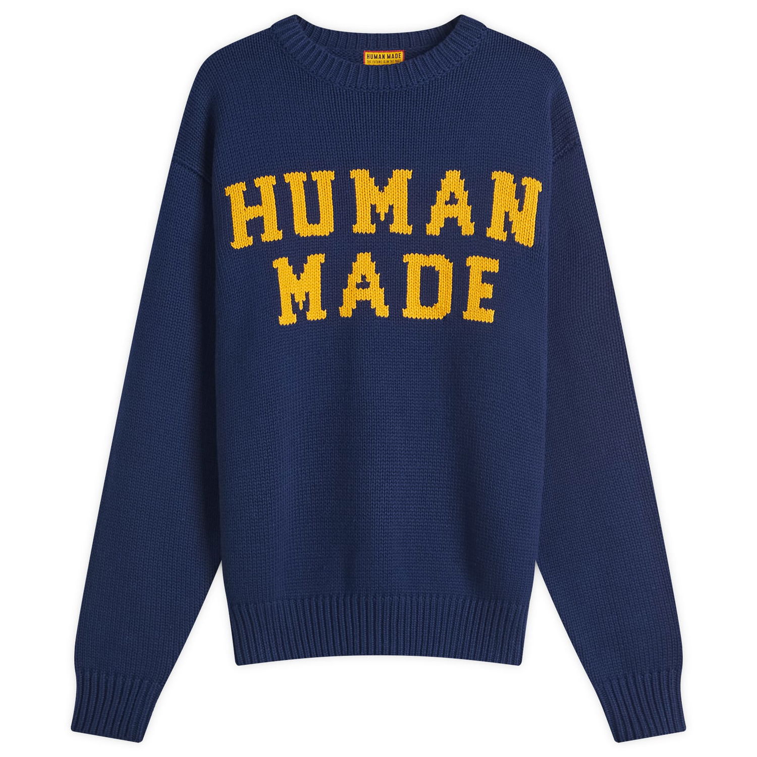 Sveter Human Made Human Made Polar Bear Knitted Crew Neck Jumper Modrá | HM29CS001-NVY, 1