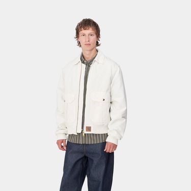 Bomber bunda Carhartt WIP Stanton Waxed Jacket Biela | I033826_9, 0
