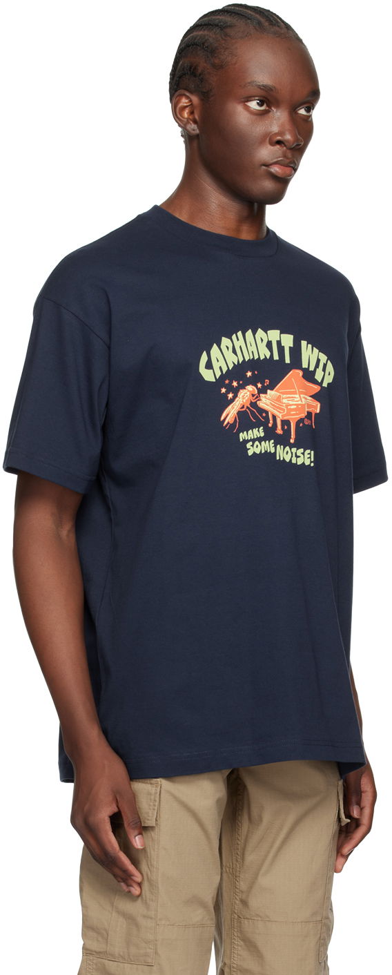 Tričko Carhartt WIP Graphic Print Cotton T-Shirt Navy | I033666, 1