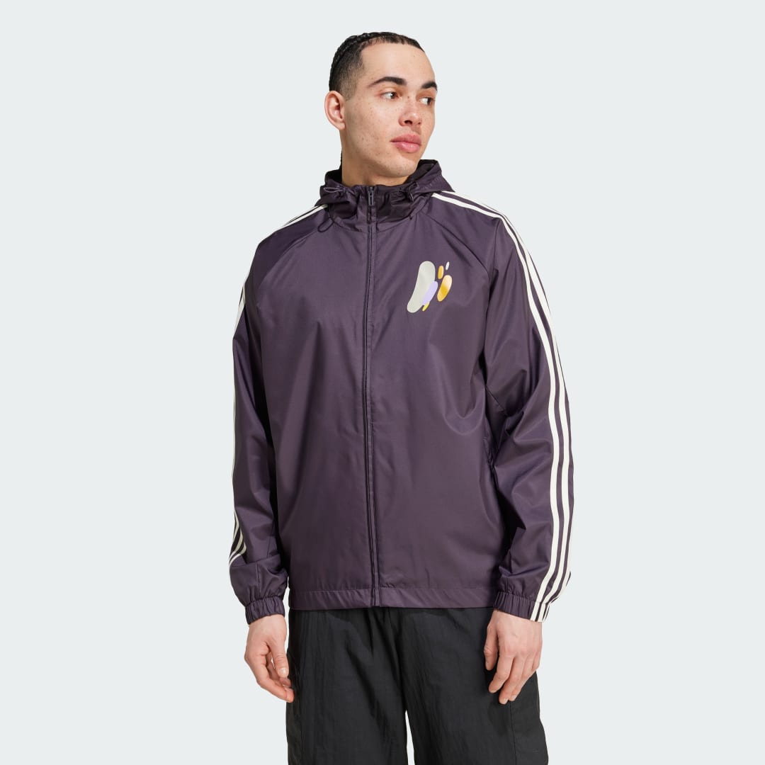 Vetrovka adidas Performance Real Madrid Windbreaker Fialová | IT3771, 0