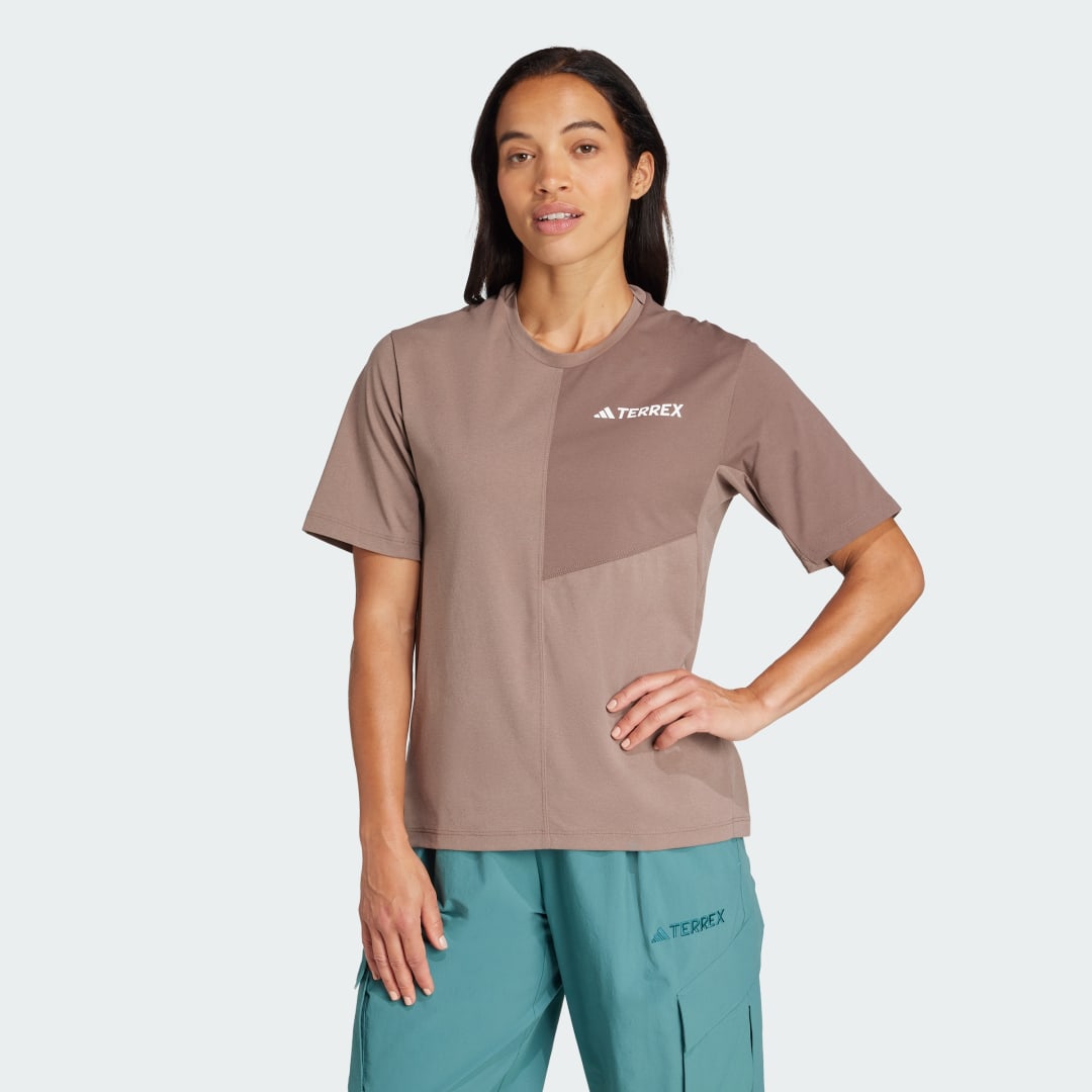 Tričko adidas Performance Terrex Multi Climacool T-Shirt Hnedá | JN3888, 0