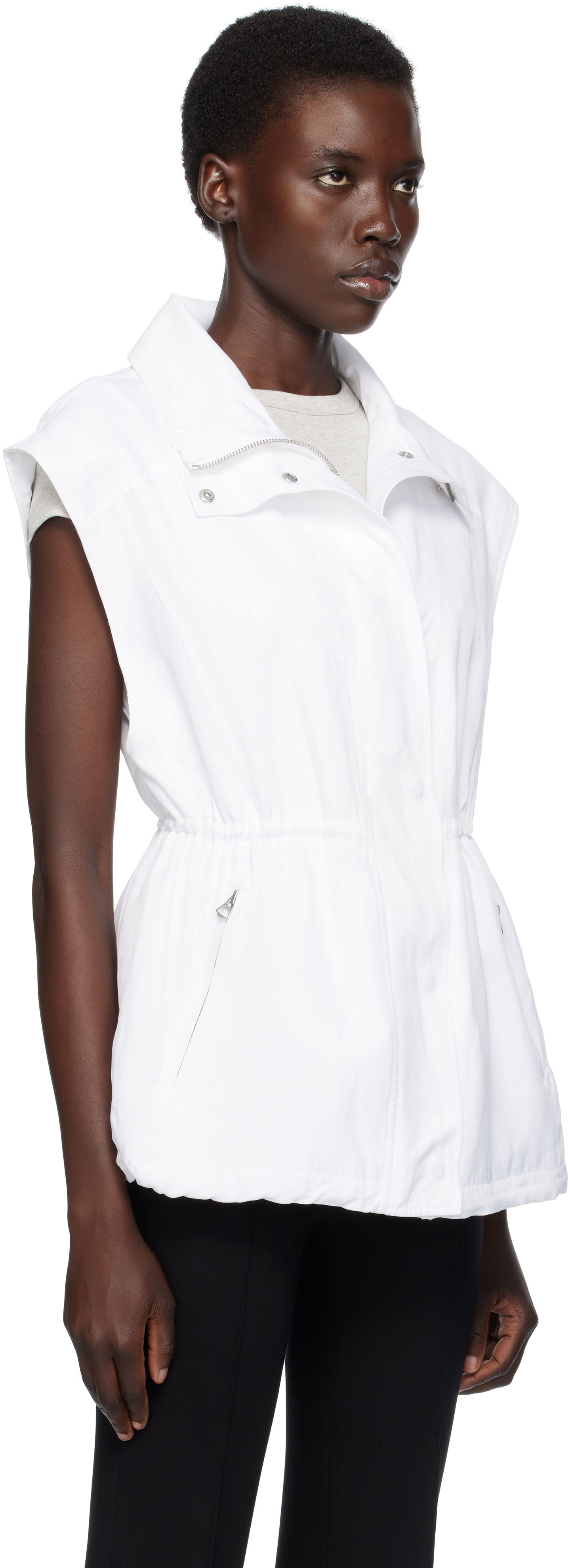 Vesta rag & bone Rag & Bone Monica Sleeveless Vest Biela | WAW25P40062906, 1