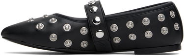 Tenisky a topánky Stella McCartney Stella McCartney Ryder Popper-Studded Ballerina Flats Čierna | 810473W1IL0, 2