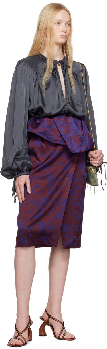 Košeľa Dries Van Noten Dries Van Noten Drawstring Blouse Čierna | 251-010710-1427, 4