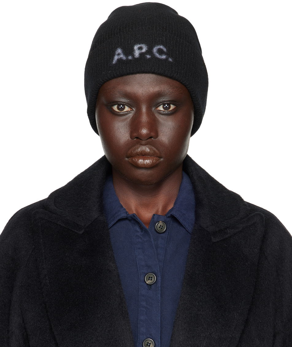 Kulicha A.P.C. Black Harry Beanie Čierna | WVBDK-M25085, 0