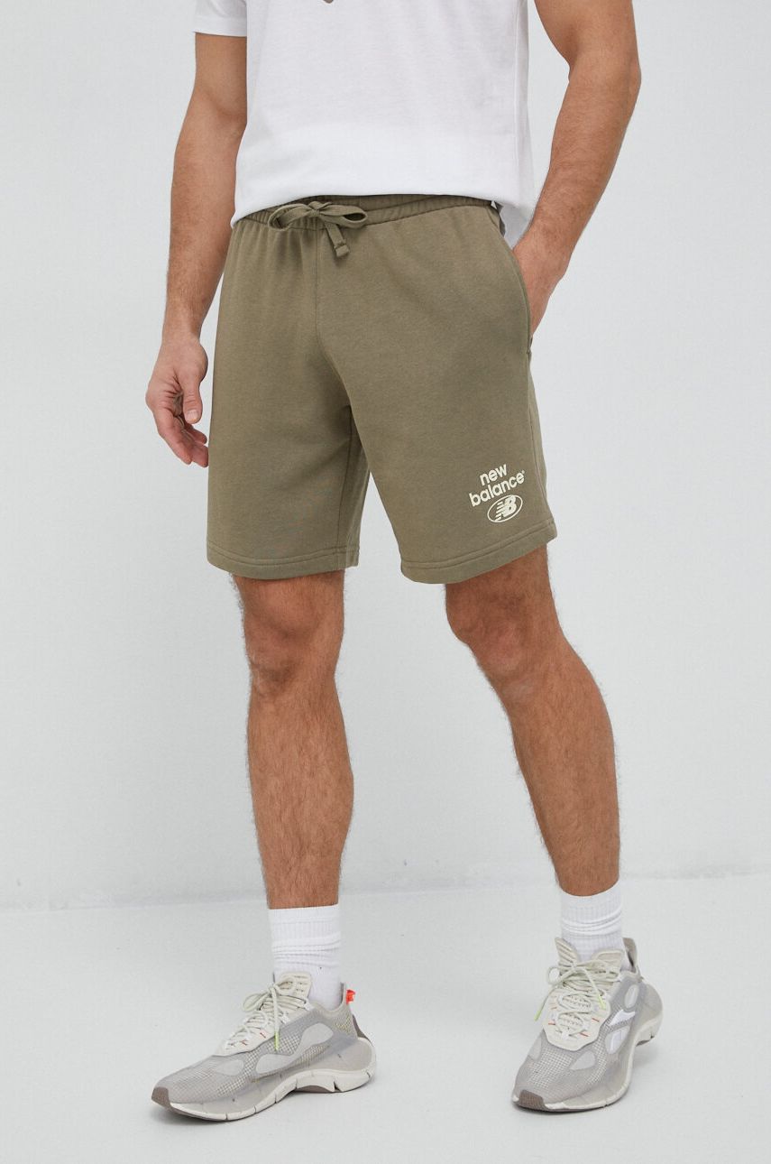 Šortky New Balance Shorts Zelené | MS31520CGN, 0