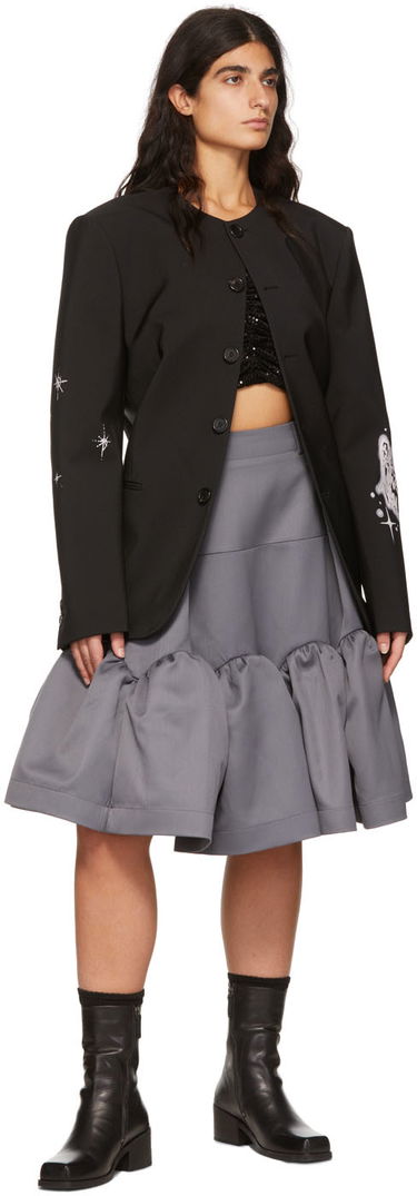 Bunda We11done We11done Polyester Buttoned Jacket Čierna | WD-JK1-22-099-M-BK, 3