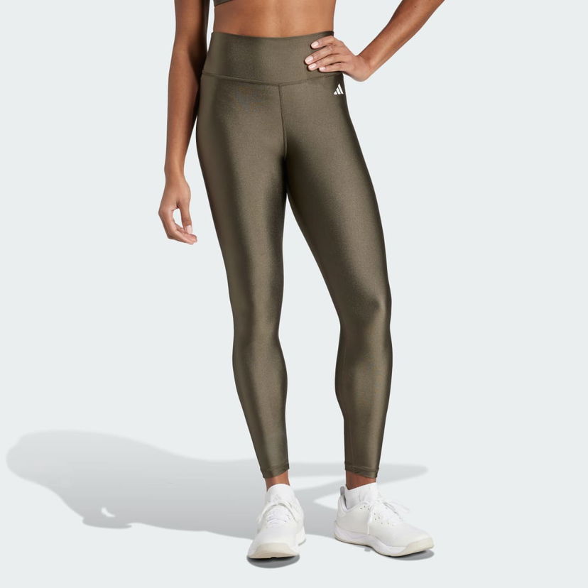 Legíny adidas Performance Optime Essentials Shine 7/8 Leggings Zelené | IX4984