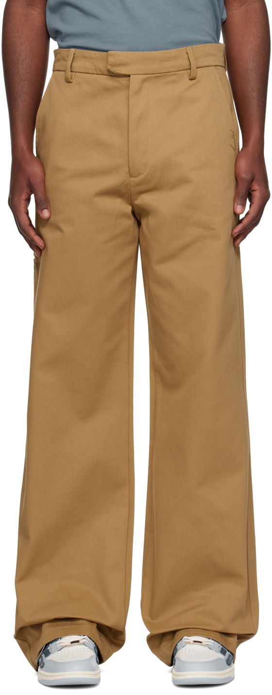 Nohavice AMIRI Baggy Work Trousers Hnedá | PS23MAW014-281, 0