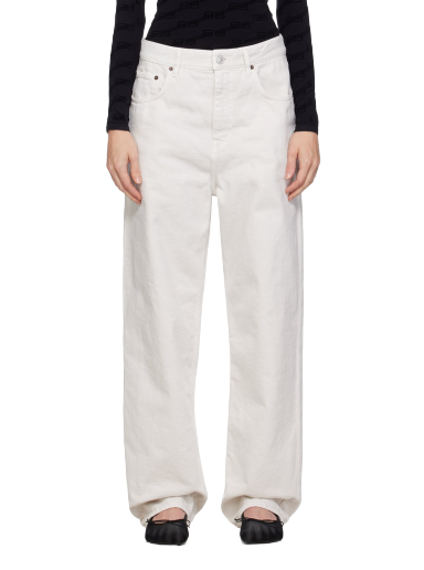 Džínsy Balenciaga Loose-Fit Jeans Biela | 736540 TNW03