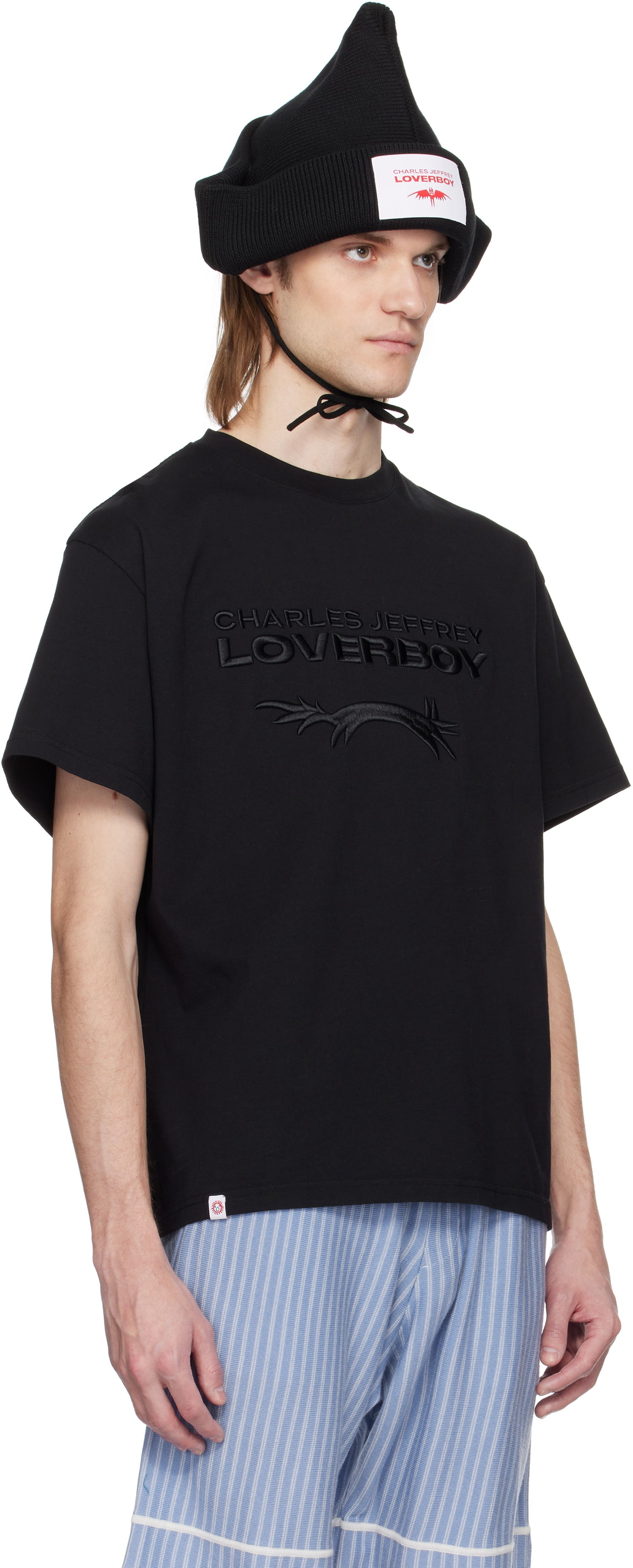Tričko Charles Jeffrey Loverboy Charles Jeffrey LOVERBOY Logo T-Shirt Čierna | 54100501, 1