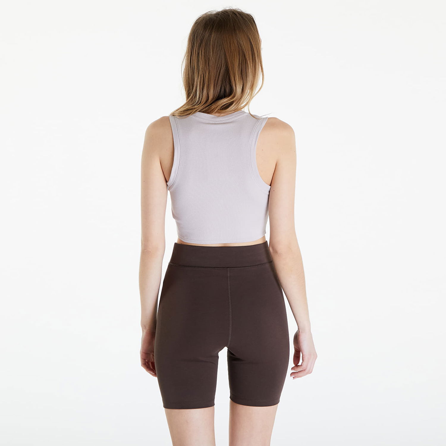 Tielko Nike Sportswear Essentials Ribbed Cropped Tank Platinum Violet/ Sail Fialová | FB8279-019, 1