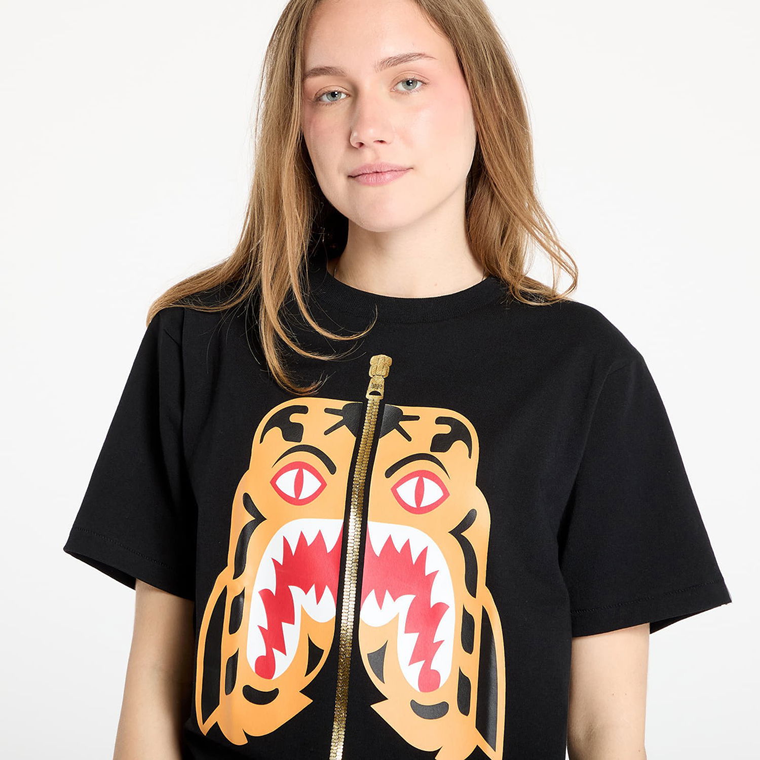 Tričko BAPE A BATHING APE Colors Tiger Graphic Tee Čierna | 001TEL301021MBLK, 1