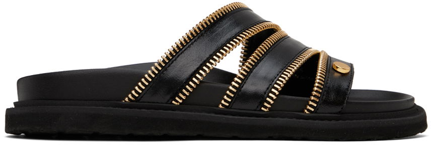 Moschino Zipper Detail Sandals