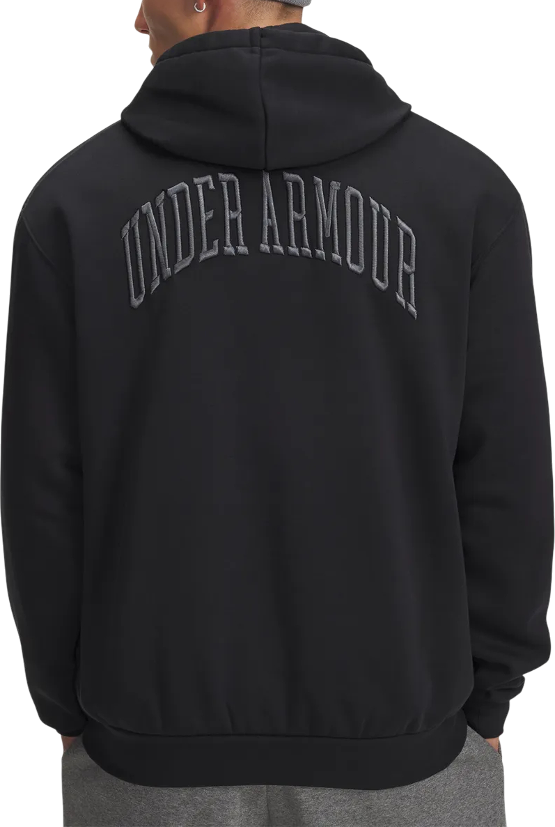 Mikina Under Armour Icon Fleece Graphic Hoodie Čierna | 6007591-001, 1