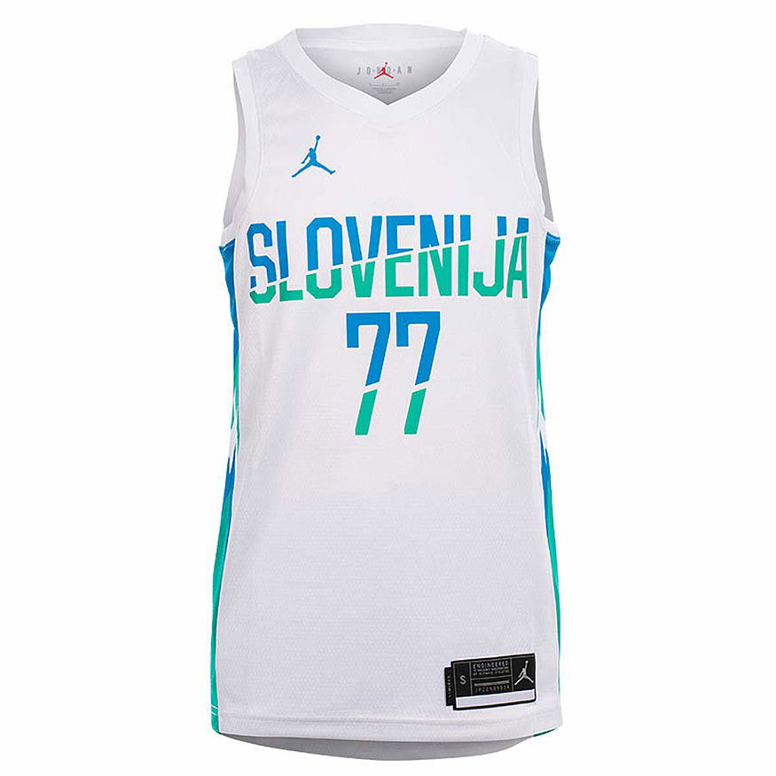 Dres Jordan Slovenia Limited Swingman Home Jersey Luka Doncic Biela | SV0046-100, 0