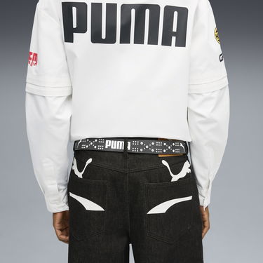 Opasok Puma A$AP ROCKY x PUMA AWGE Studded Rhinestone Buckle Belt Čierna | 055008_01, 2