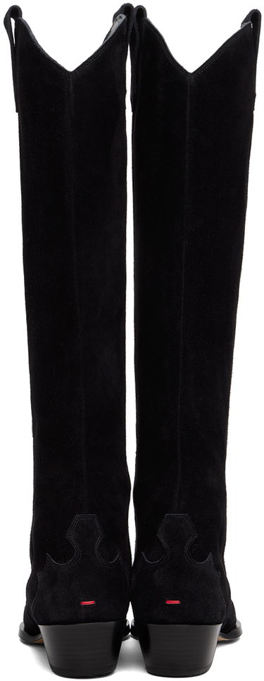 Oblečenie Aeyde Aeyde Aruna Suede Cowboy Tall Boots Čierna | A11-KB-ARUP40CH-223-800-022, 1