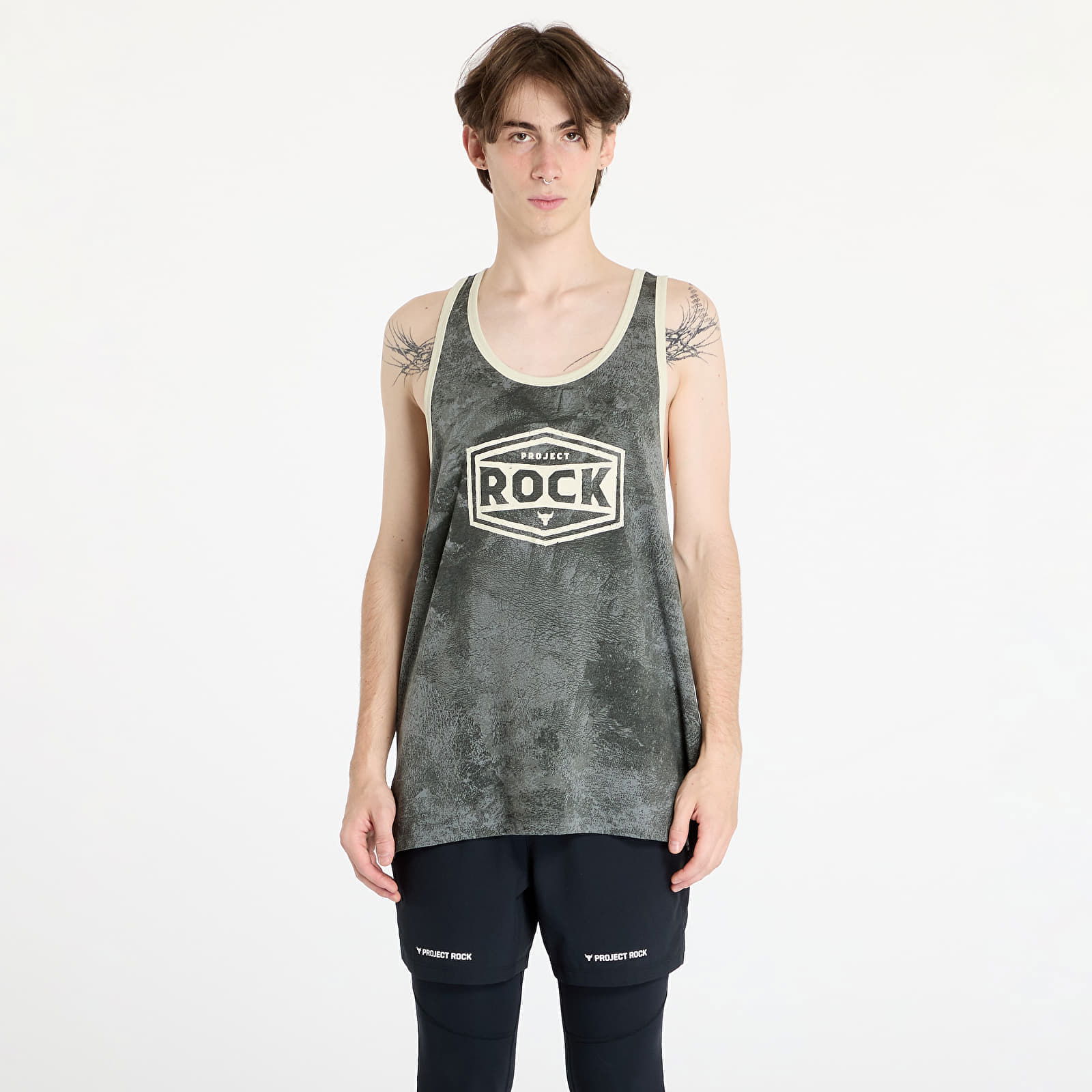 Project Rock Racer Tank Tools Top Clay Green/ Silt