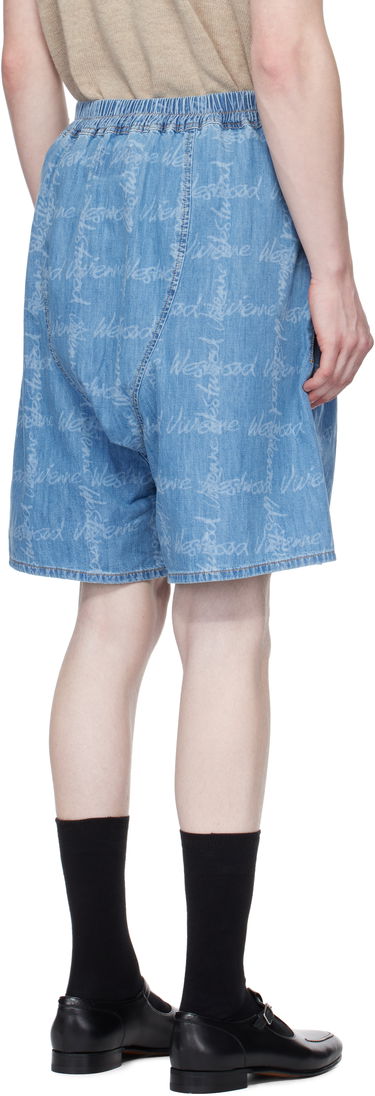 Šortky Vivienne Westwood Vivienne Westwood Romario Bermuda Shorts Modrá | 39060002-W014J-, 2