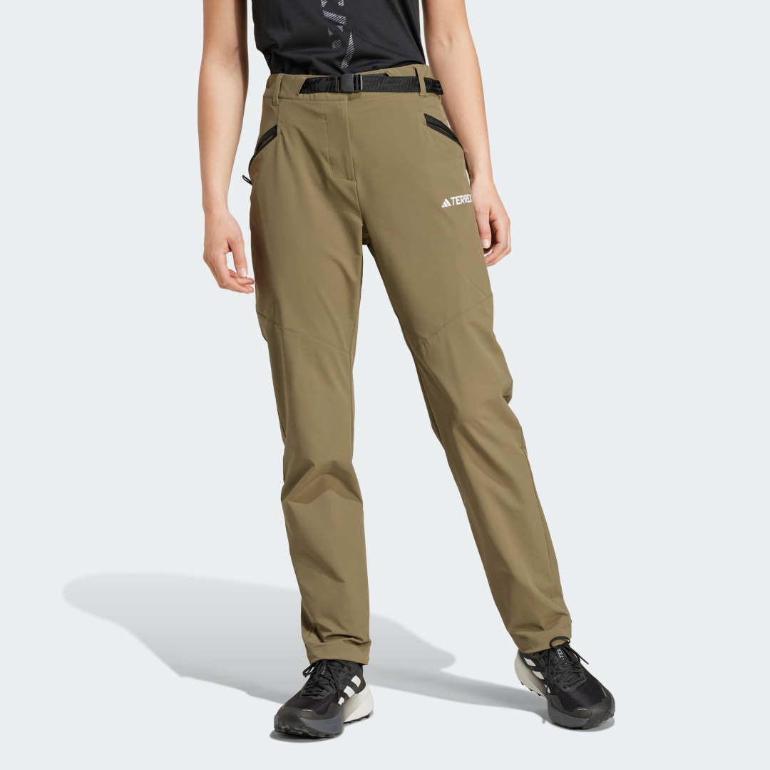 Nohavice adidas Performance Outdoor Pants Zelené | IW6407, 0